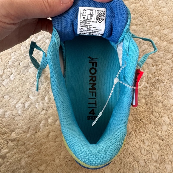 Saucony Peregrine 11 Trail Running Shoes – Women’s 9.5 –Royal, Limelight - Picture 9 of 17